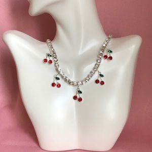 Cherry Chocker Necklace